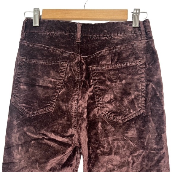 FREE PEOPLE Cyndi High Rise Stretch Velvet Pants - Picture 9 of 10